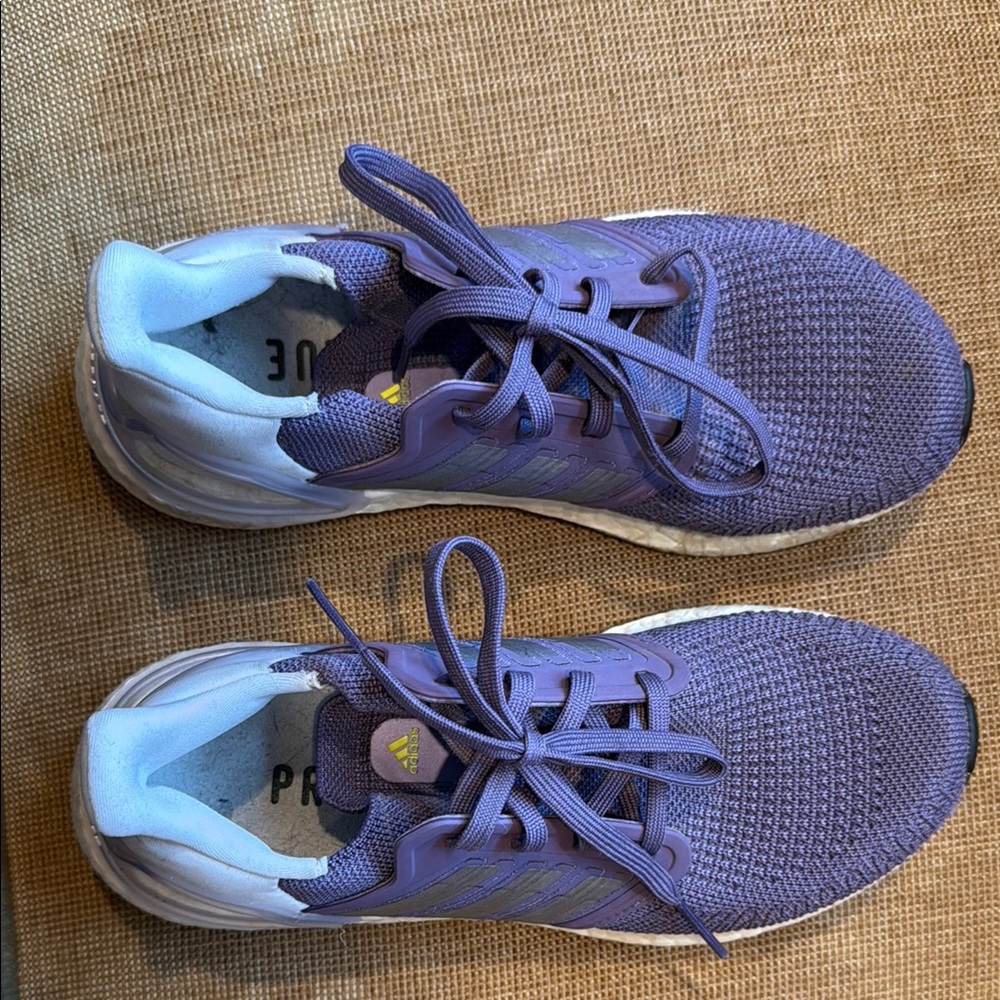 Adidas Purple Athletic Sneakers